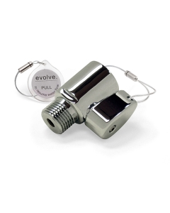 Evolve Temperature Sensing Water-Saving Shower Adapter (Ladybug) SS-1002CP-SB